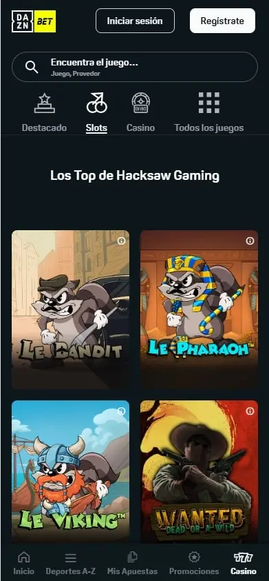 casino online dazn bet