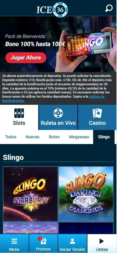 ice36 slingo
