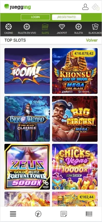 juegging casino online
