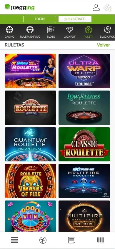 juegging casino online