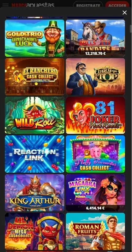 juegos de casino marca 