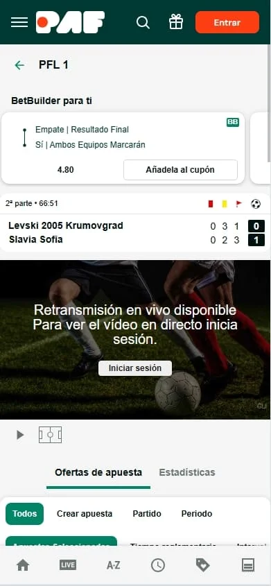 paf casa de apuestas