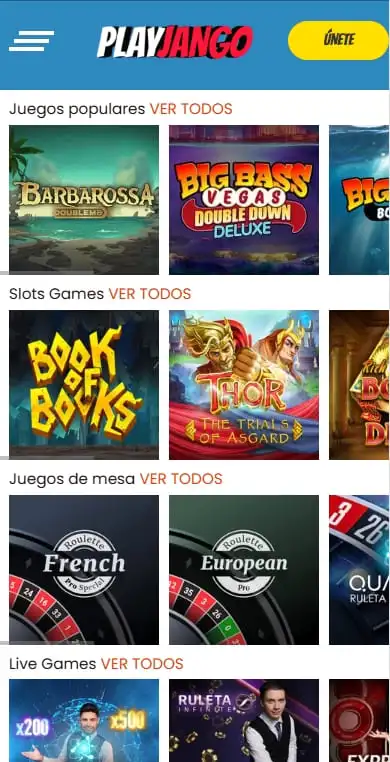 playjango juegos de casinos