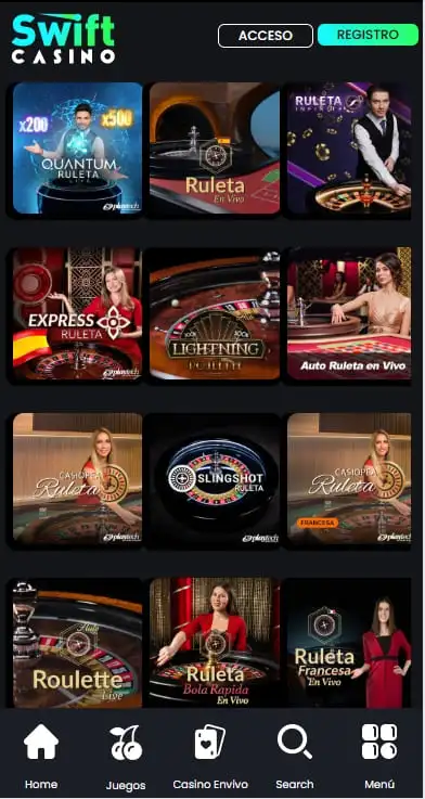 swift casino casino en vivo