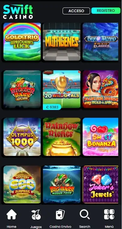 swift casino slots