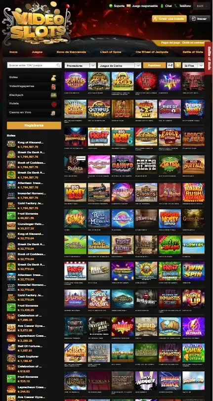 videoslots juegos