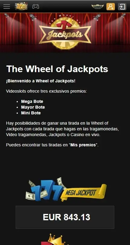 videoslots jackpots