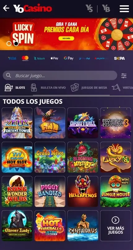 yocasino mejores slots