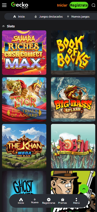 GeckoPlay Casino Mobile