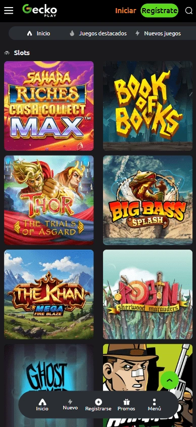 GeckoPlay Casino Mobile