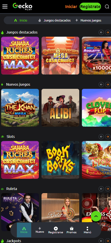 GeckoPlay Casino Mobile