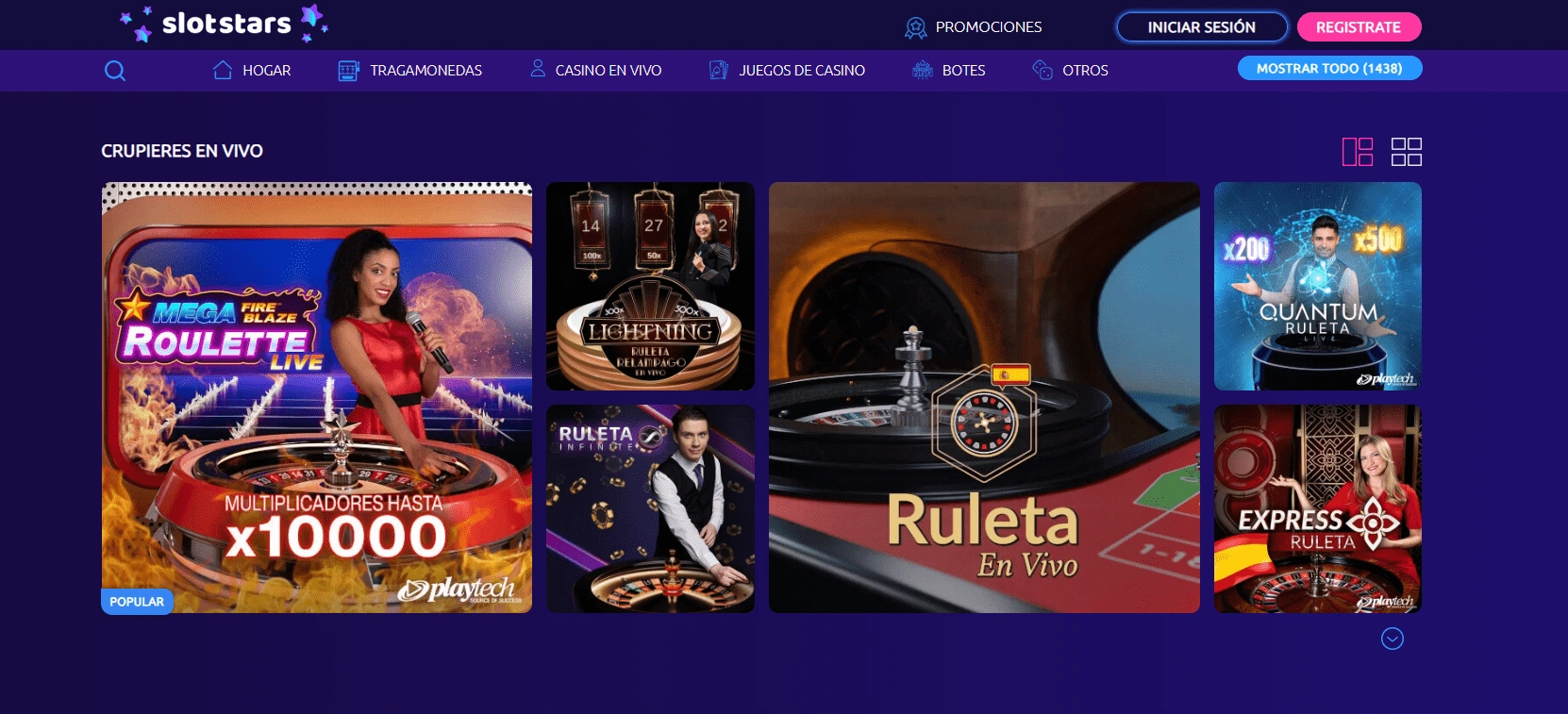 Slotstars Casino en Vivo