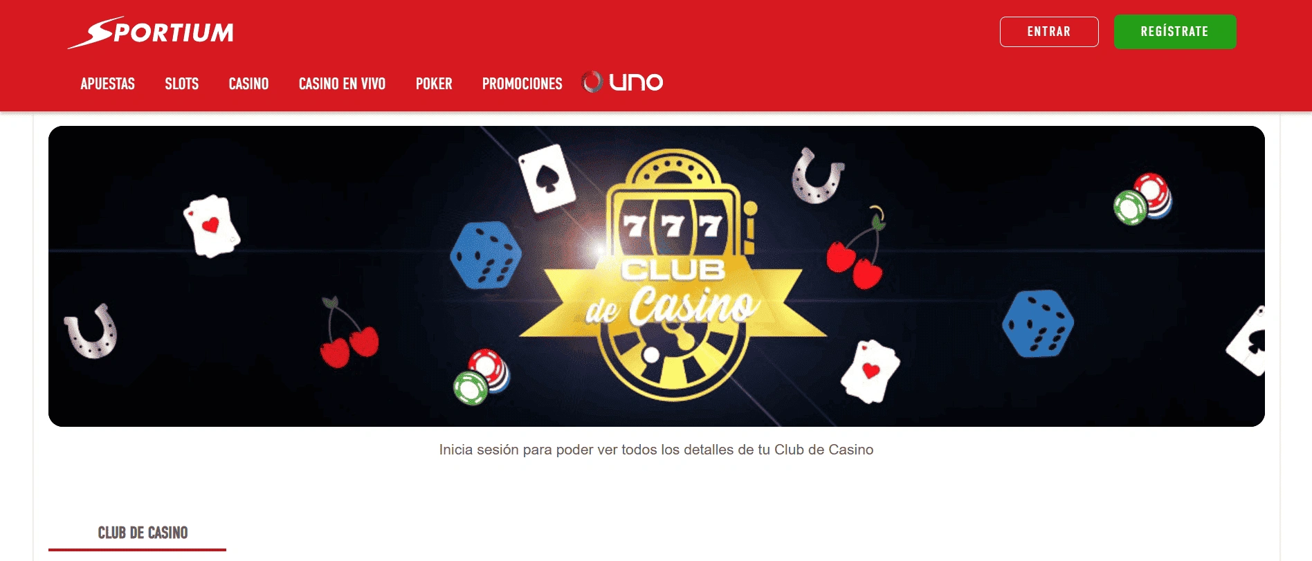 Sportium club VIP