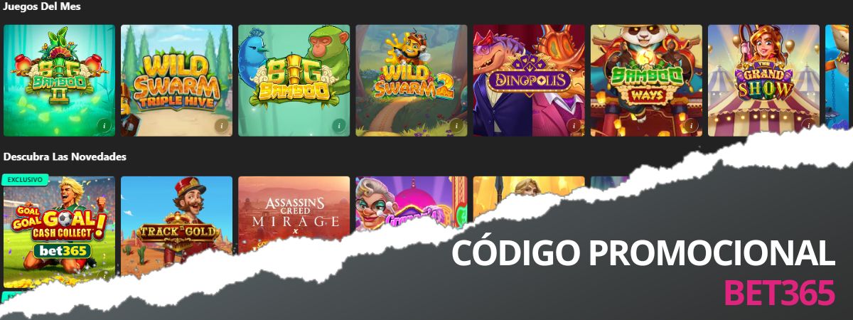 CÓDIGO PROMOCIONAL BET365
