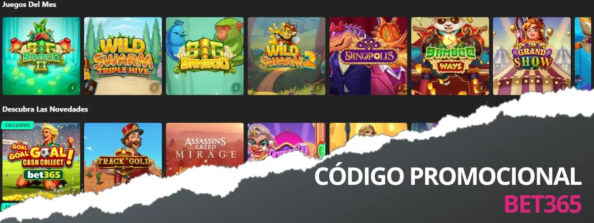 CÓDIGO PROMOCIONAL BET365