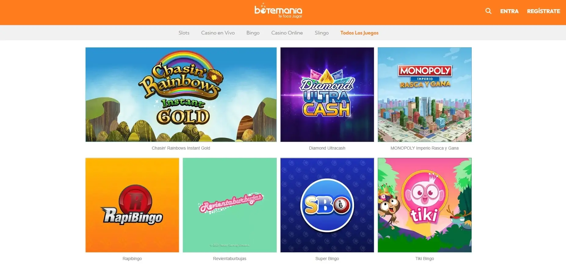 Botemania casino online