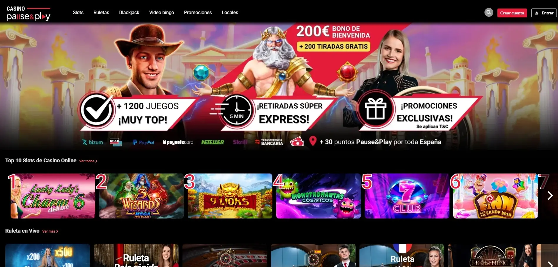 Casino Pause and Play casino nuevo
