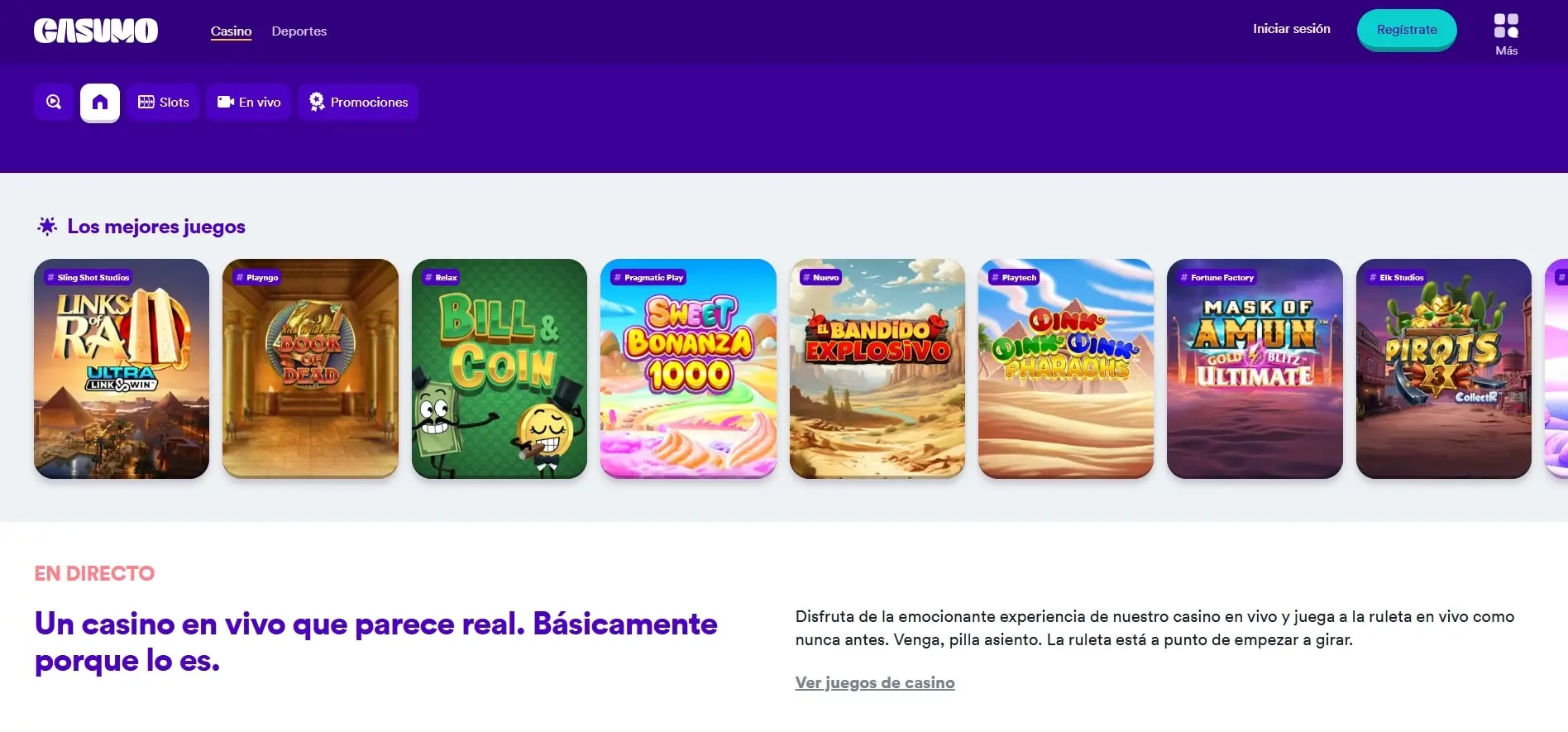 Casumo casino mejor alternativa a Casino Gran Vía