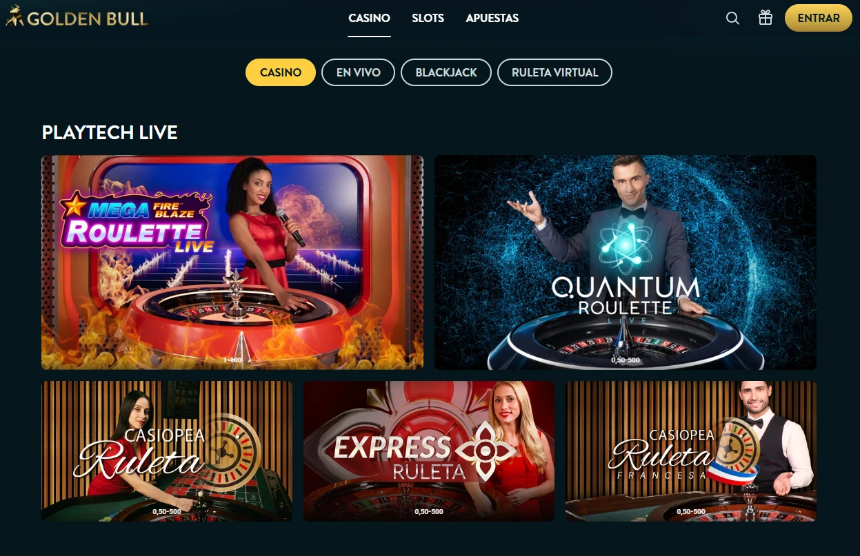 Home página Golden Bull