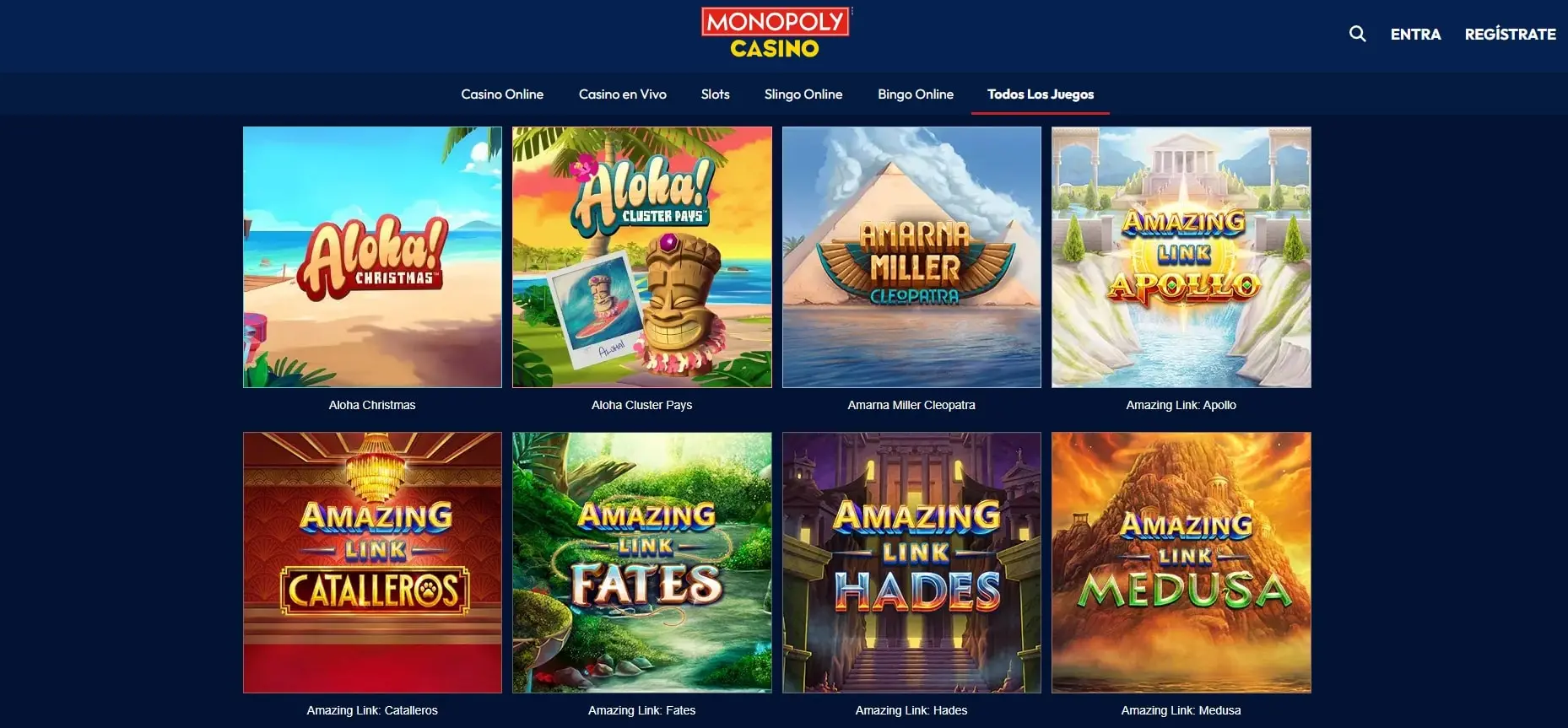 Monopoly casino juegos