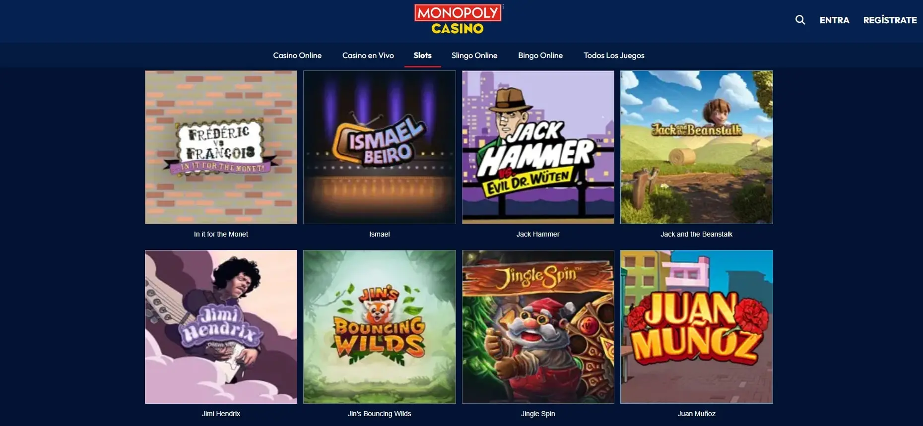 Monopoly casino slots