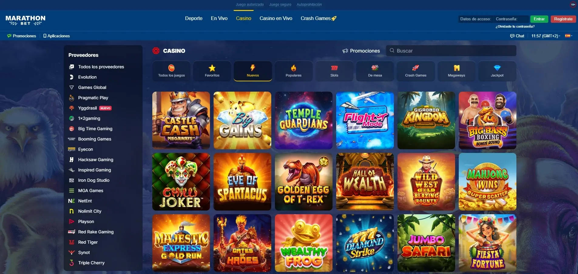 Nuevo casino Marathonbet